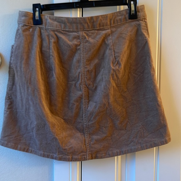 Express brown corduroy skirt - Picture 4 of 4